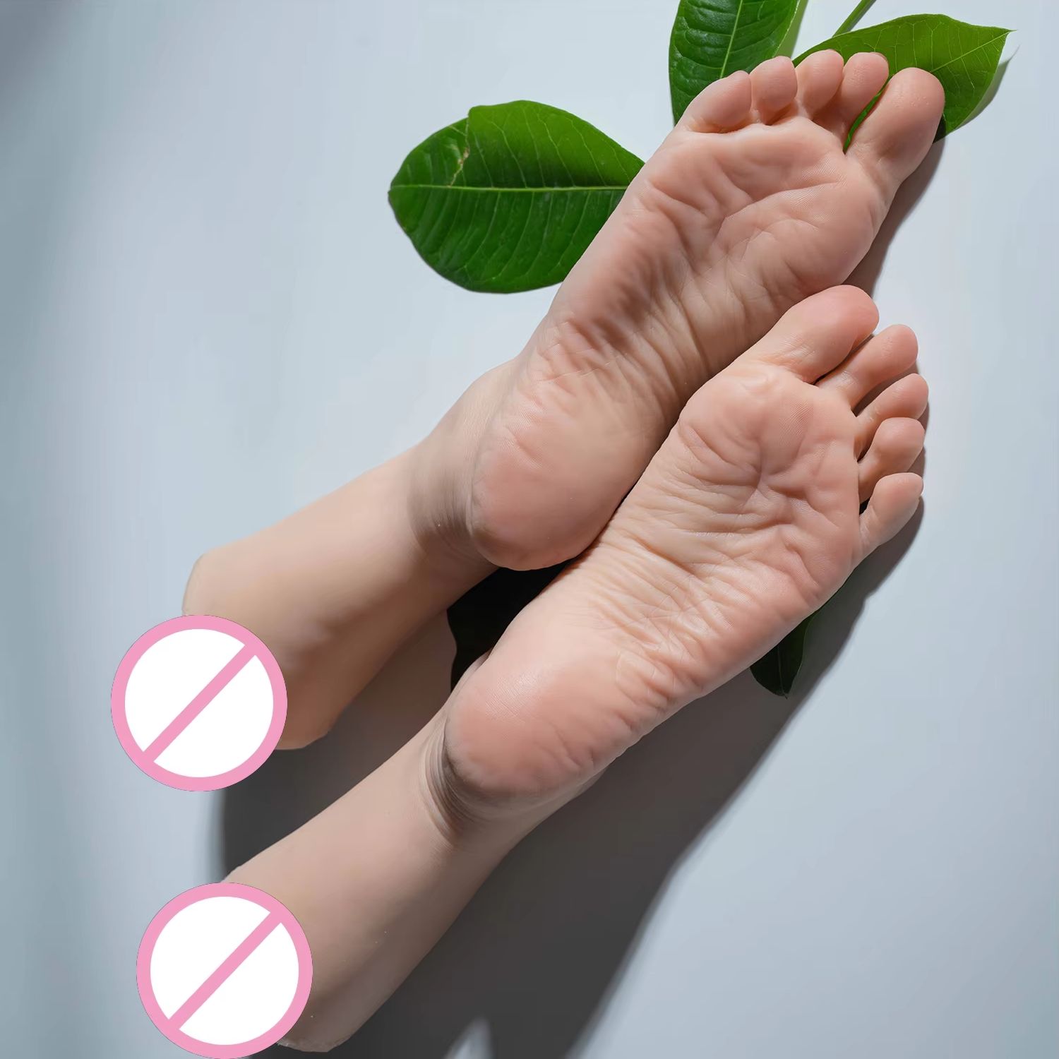 Silicone Sock Hotend - 1 Nail Practice Foot Realistic Female