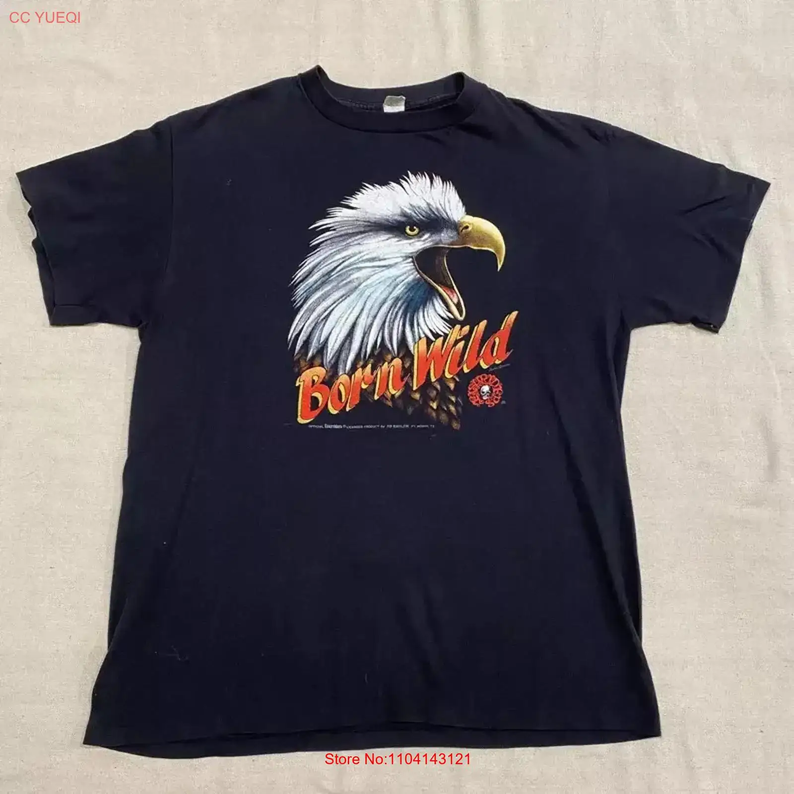3D Printing Eagle - Vintage 80s 3D Emblem Born Wild