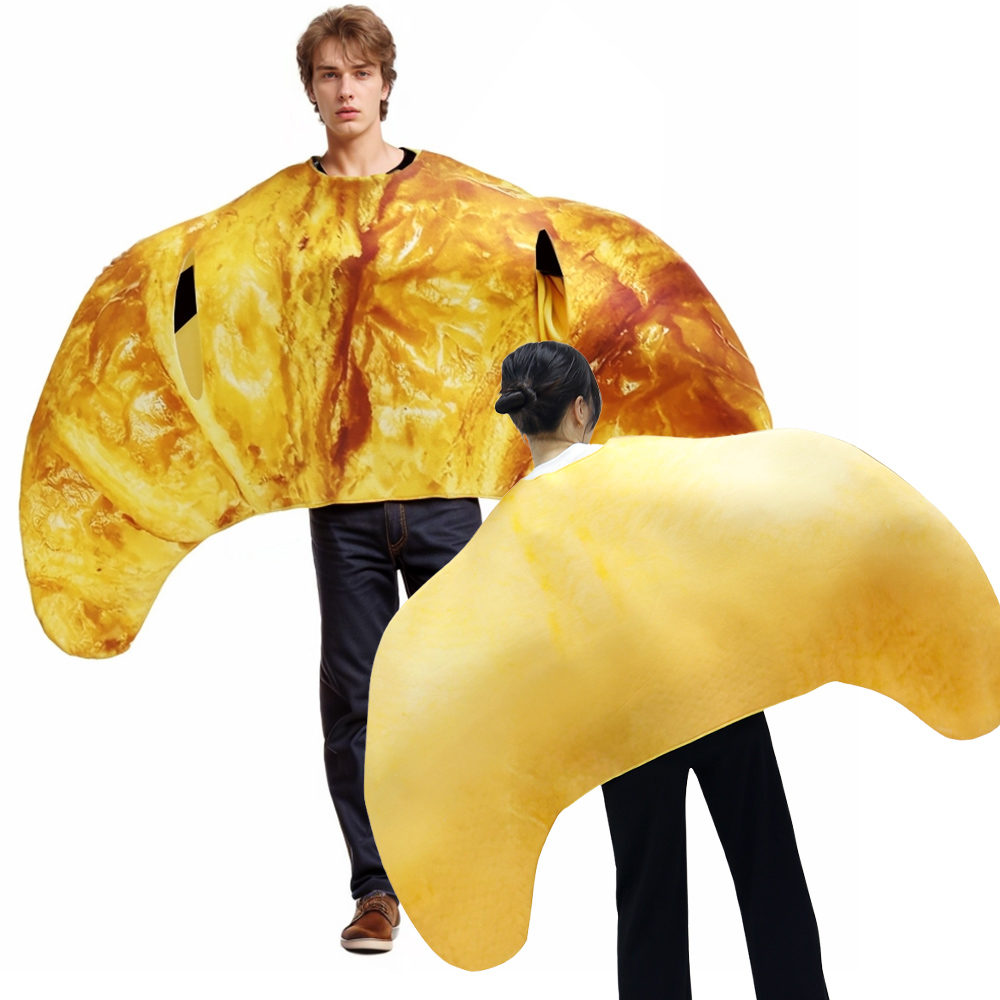 3D Printing In Food - Croissant Costume Bread Cosplay Costume Carnival