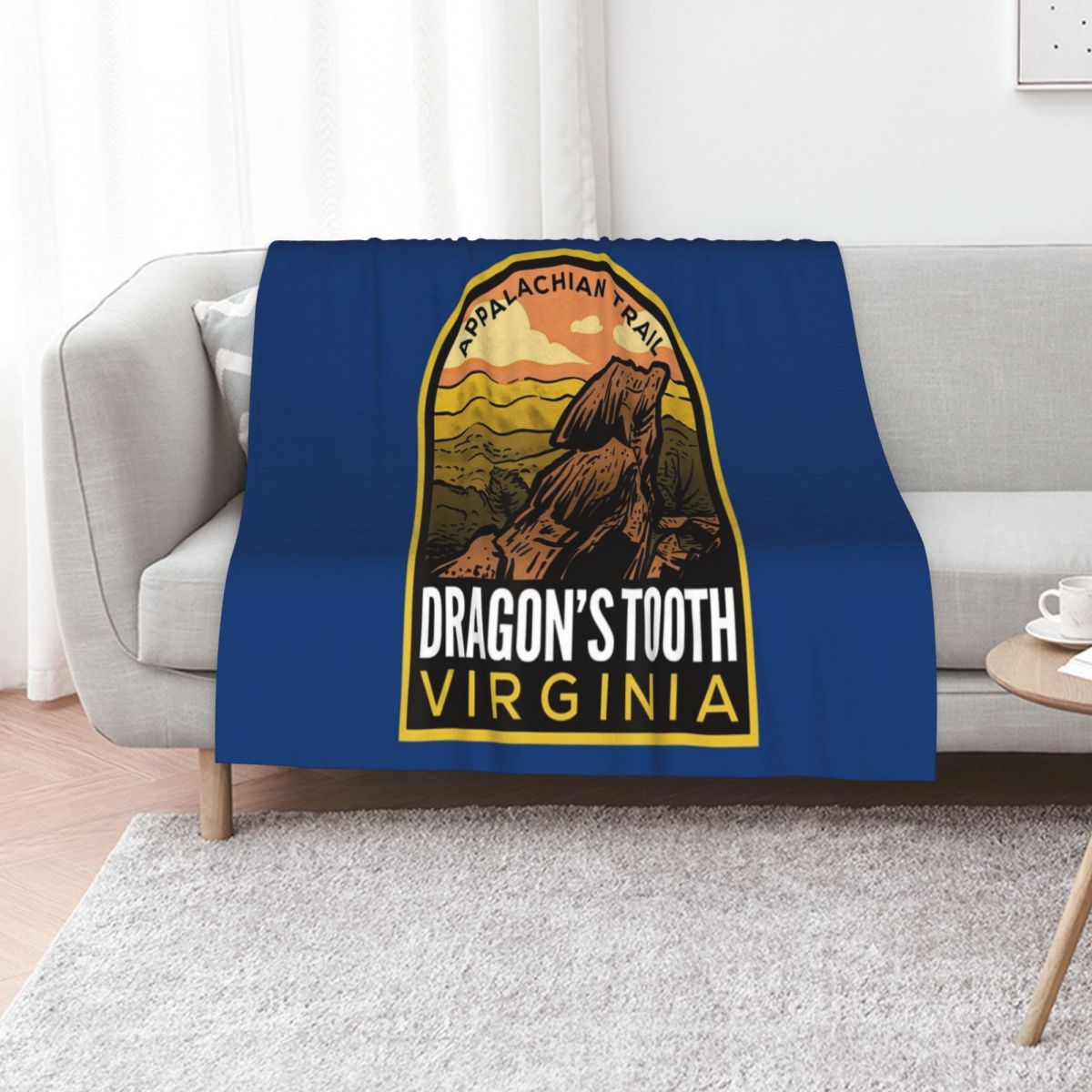 3D Printing Tooth - Dragon's Tooth Virginia Appalachian Trail Throw