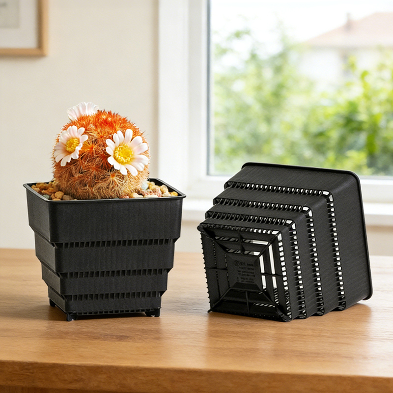 3D Printing Pot - MESHPOT 6-Pack Square Pots for Succulents