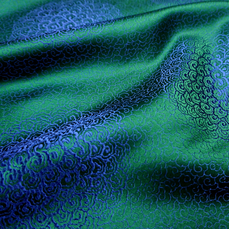 3D Printing On Fabric - 75cmx 100cm Metallic Jacquard Brocade Fabric,