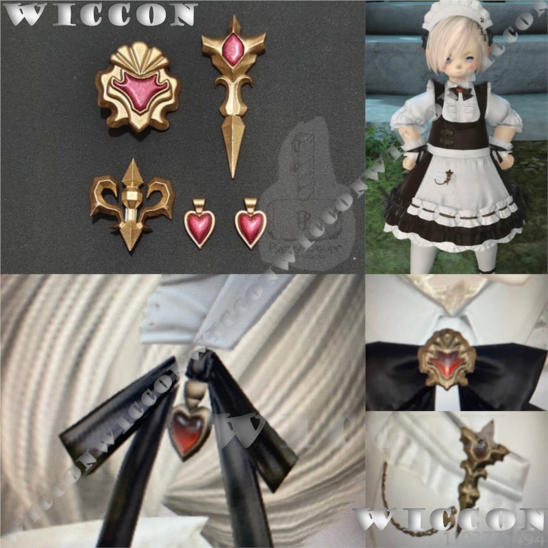 3D Printing Pla - Classic Maid Uniform Accessories Set Game