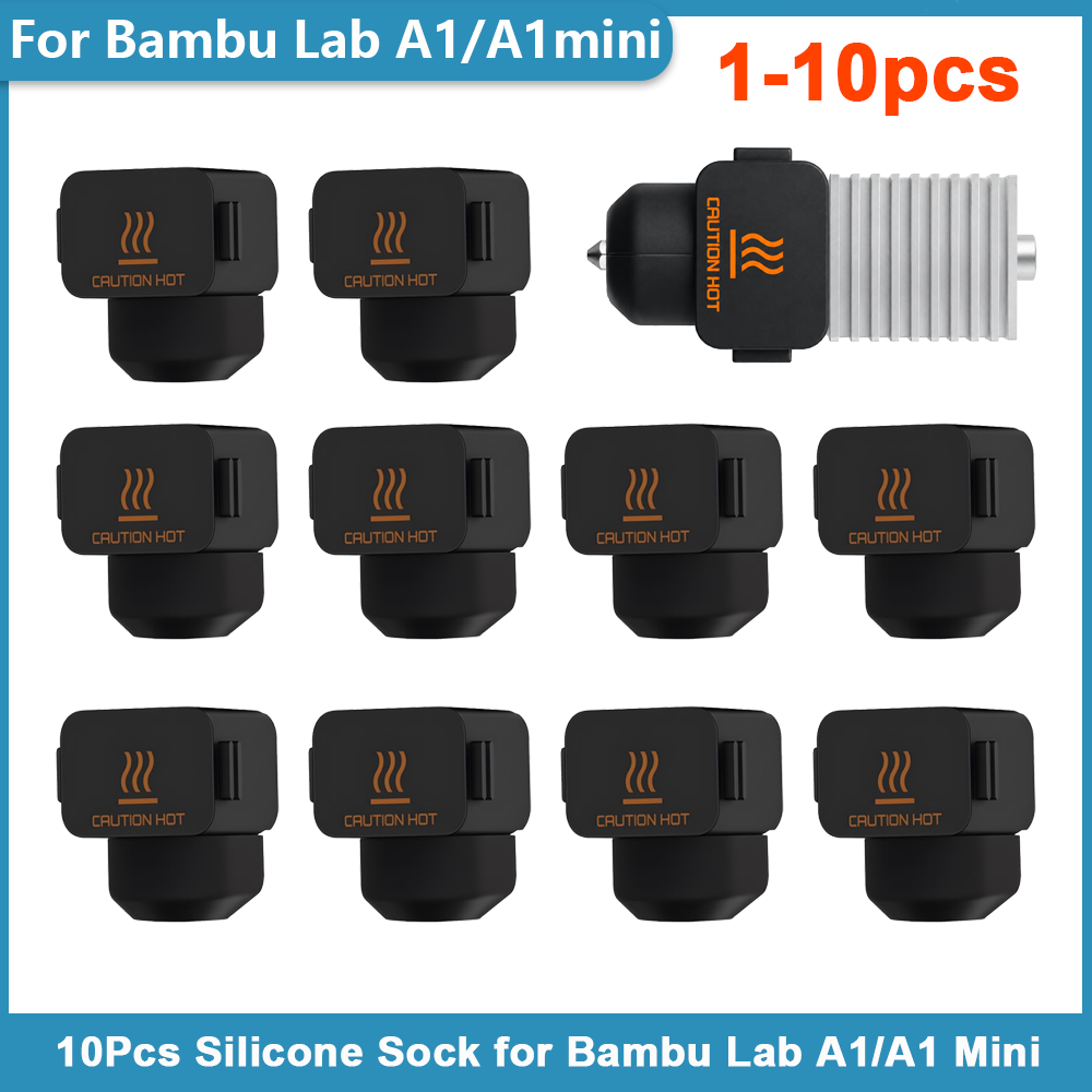 Silicone Sock Hotend - 10Pcs Silicone Sock for Bambu Lab