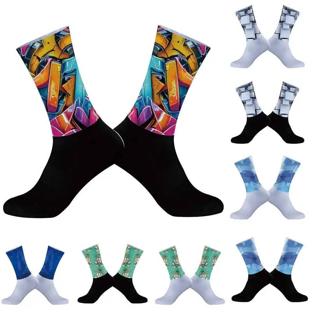 Silicone Sock Hotend - Cycling Socks Men Bicycle Sport Running