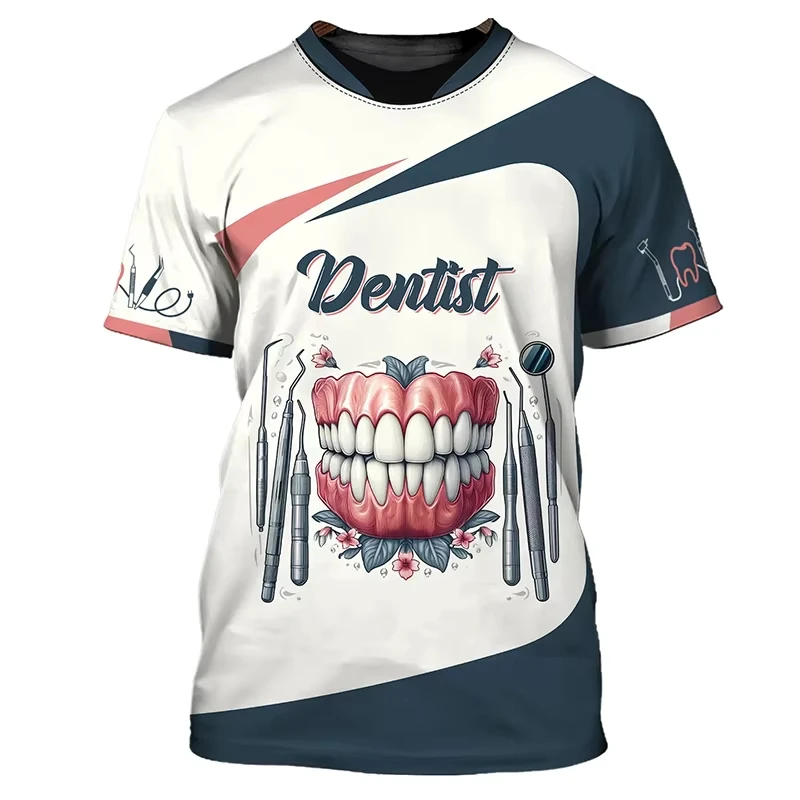 3D Printing Tooth - 2026 New Men's T-Shirt Tooth 3D