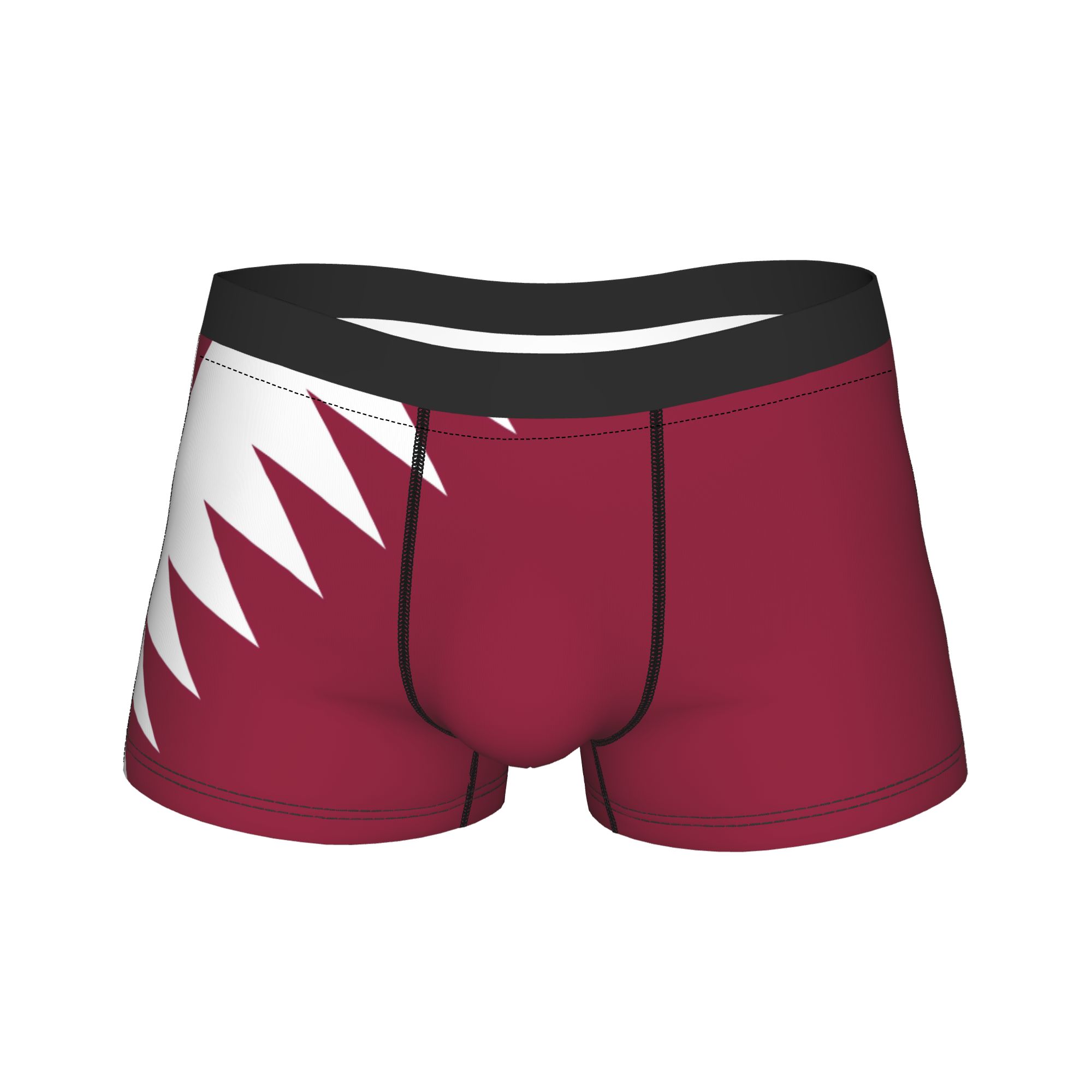 Qatar Flag Emblem Underwear  N - 3D Printing Qatar ulasan dan harga