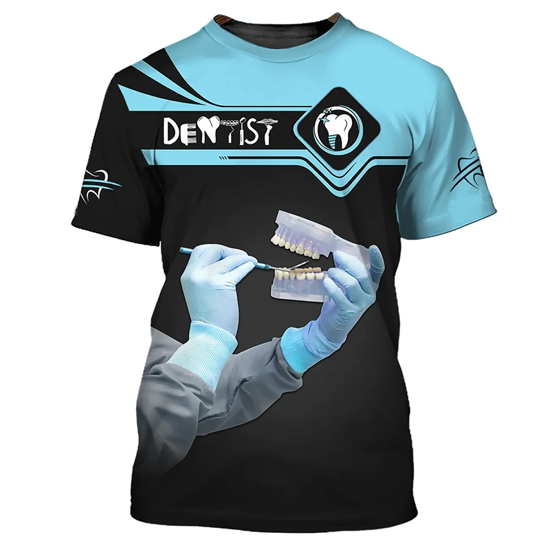 2025 Men's T-Shirt Tooth 3d Pr - 3D Printing Tooth ulasan dan harga