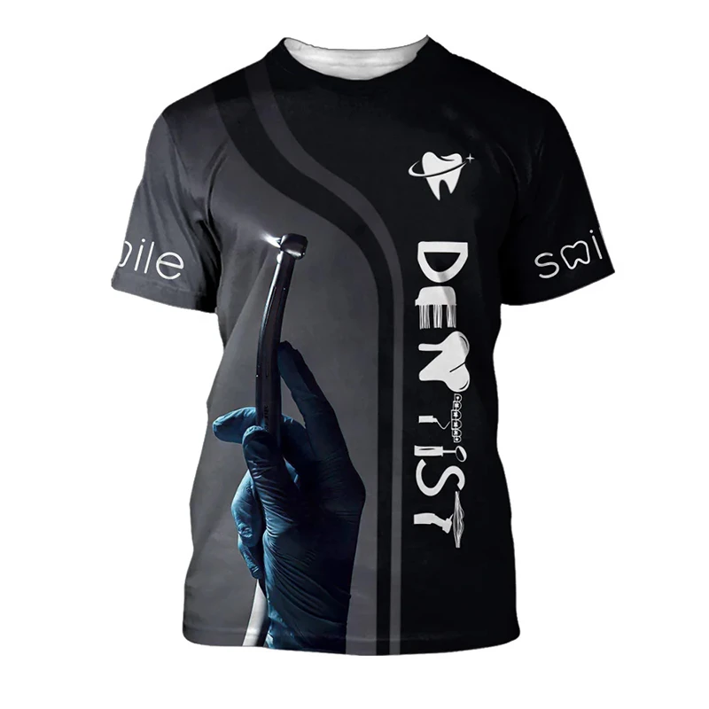 2025 Men's T-Shirt Tooth 3d Pr - 3D Printing Tooth ulasan dan harga