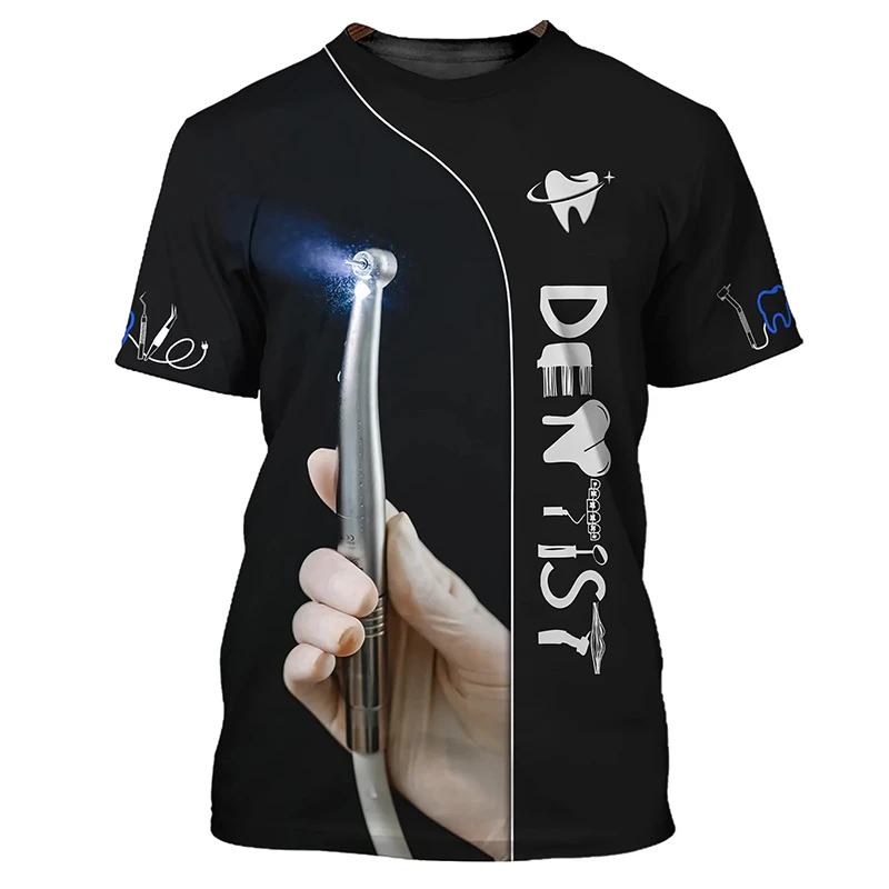 2025 Men's T-Shirt Tooth 3d Pr - 3D Printing Tooth ulasan dan harga