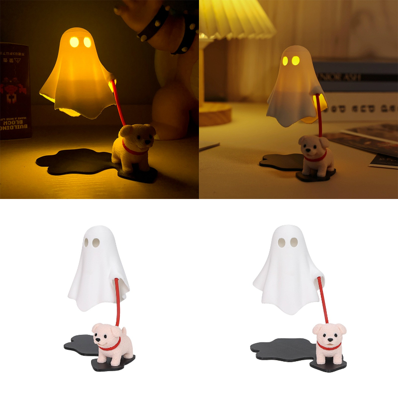 3D Printed Cute Ghost With Dog - 3D Printing Ghosting ulasan dan harga
