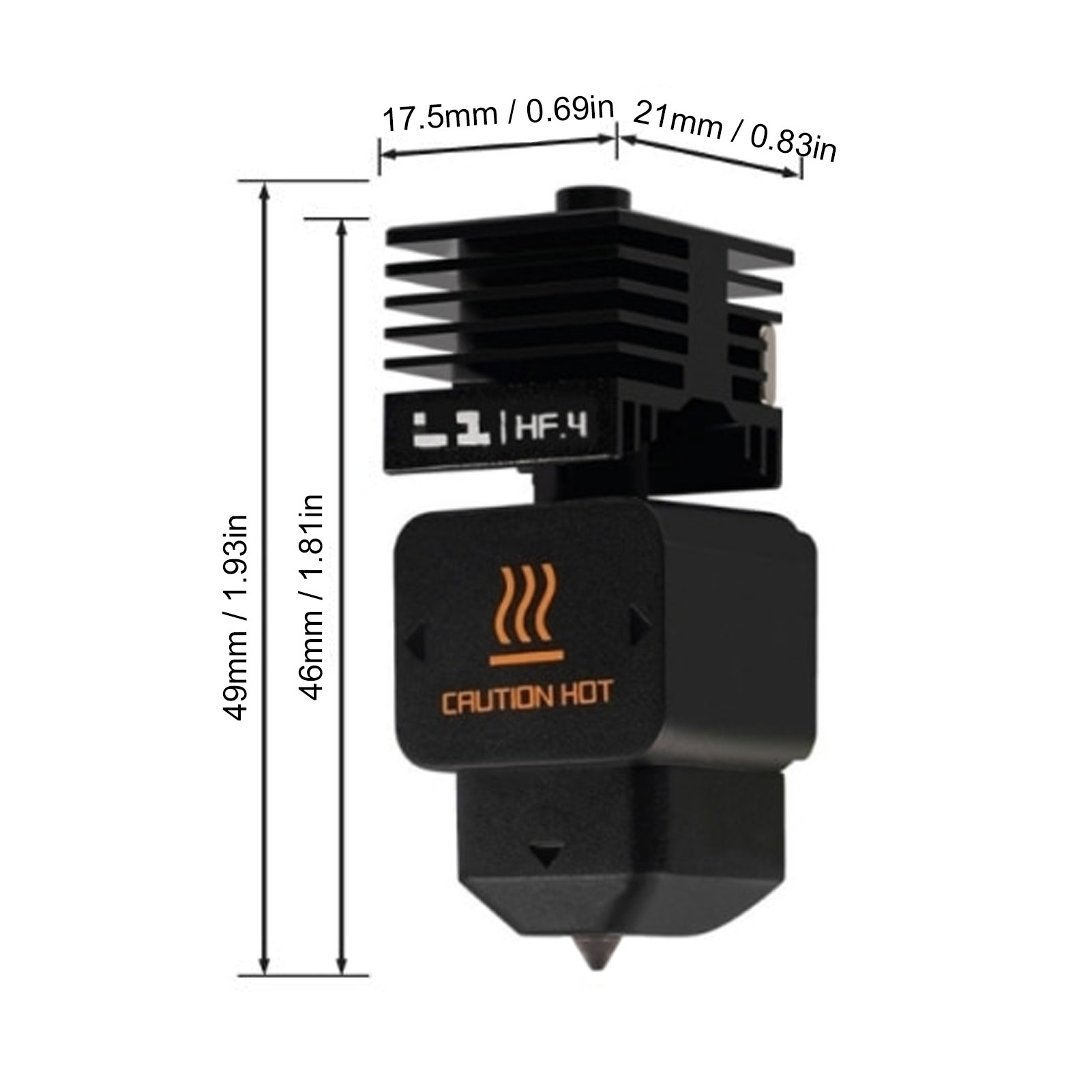 High Flow Hotend Replacement f - 3D Printing Bambu ulasan dan harga