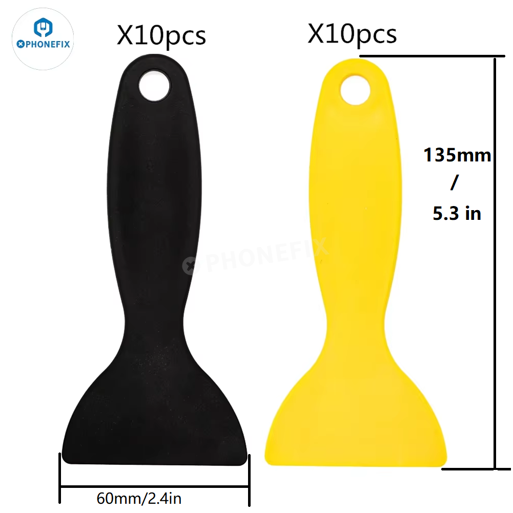 10pcs 6cm Plastic Scraper Spat - Print Removal Spatula ulasan dan harga
