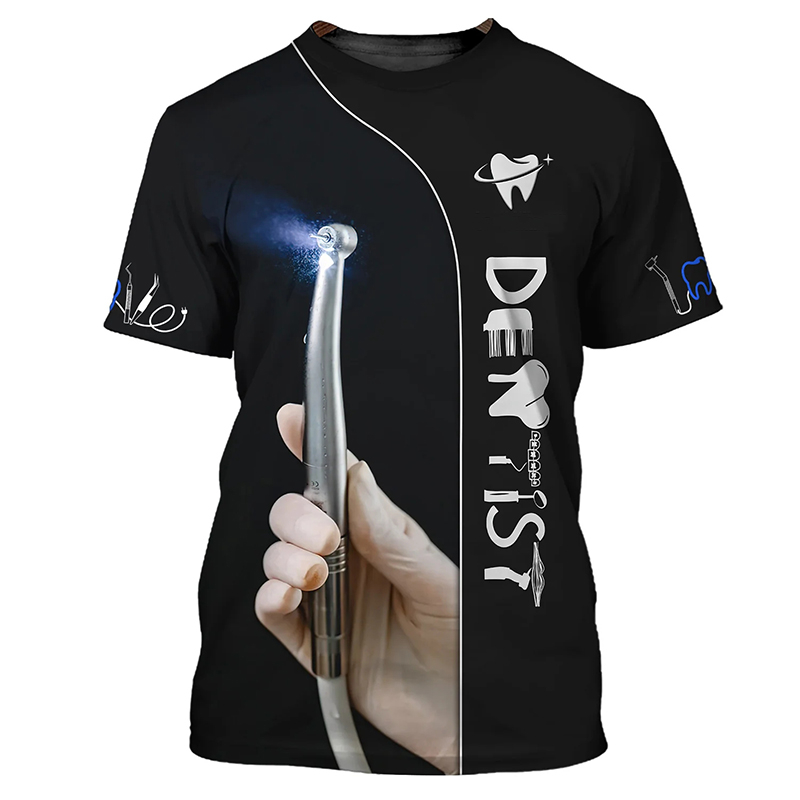2026 Men's T-Shirt Tooth 3d Pr - 3D Printing Tooth ulasan dan harga