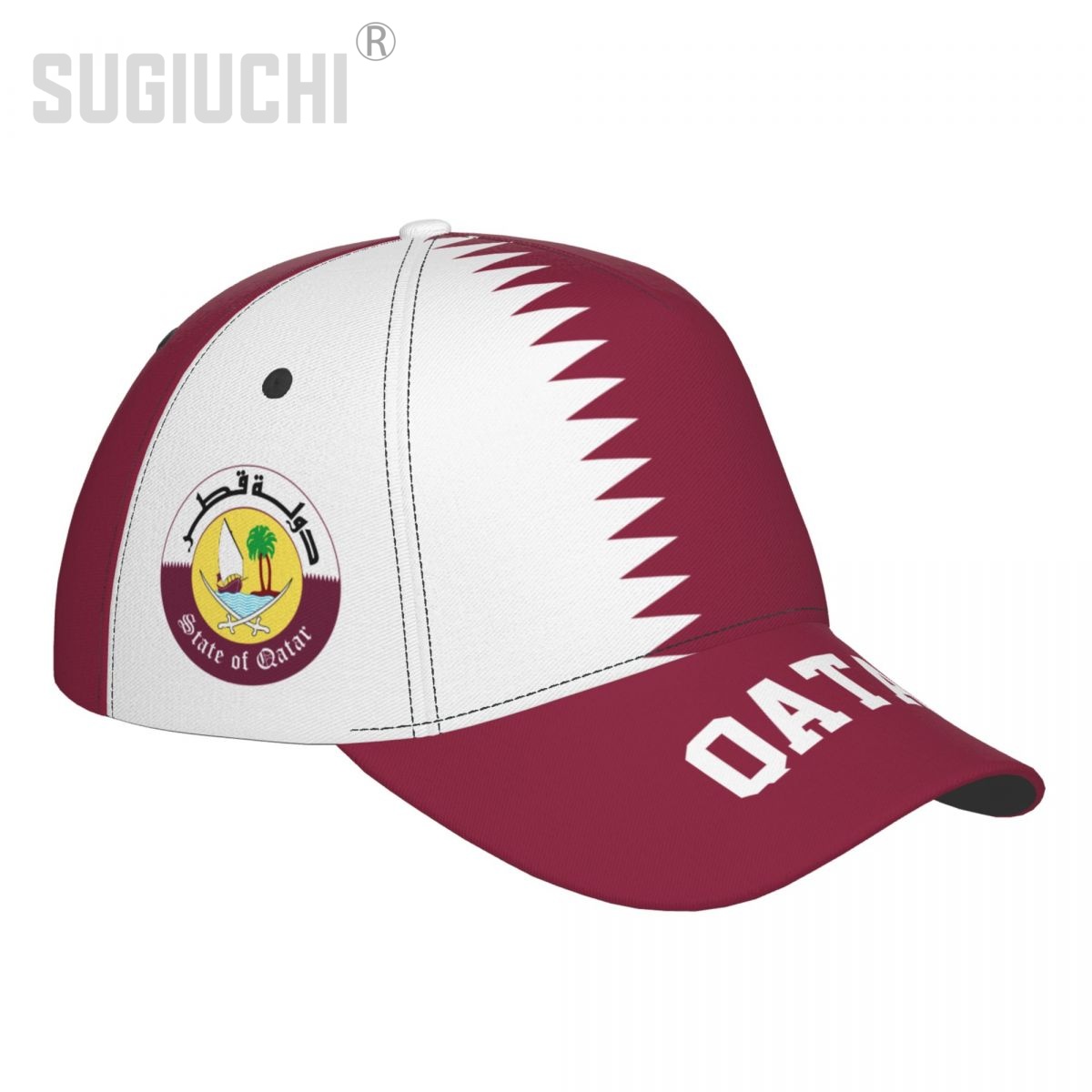 Unisex 3D Qatar Flag Qatari Ad - 3D Printing Qatar ulasan dan harga
