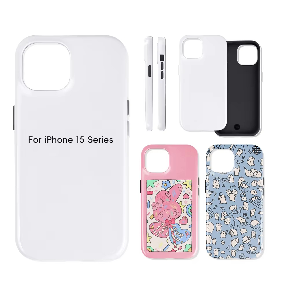 5 pcs 2 in 1 Blank Phone Case  - 3D Printing Iphone ulasan dan harga
