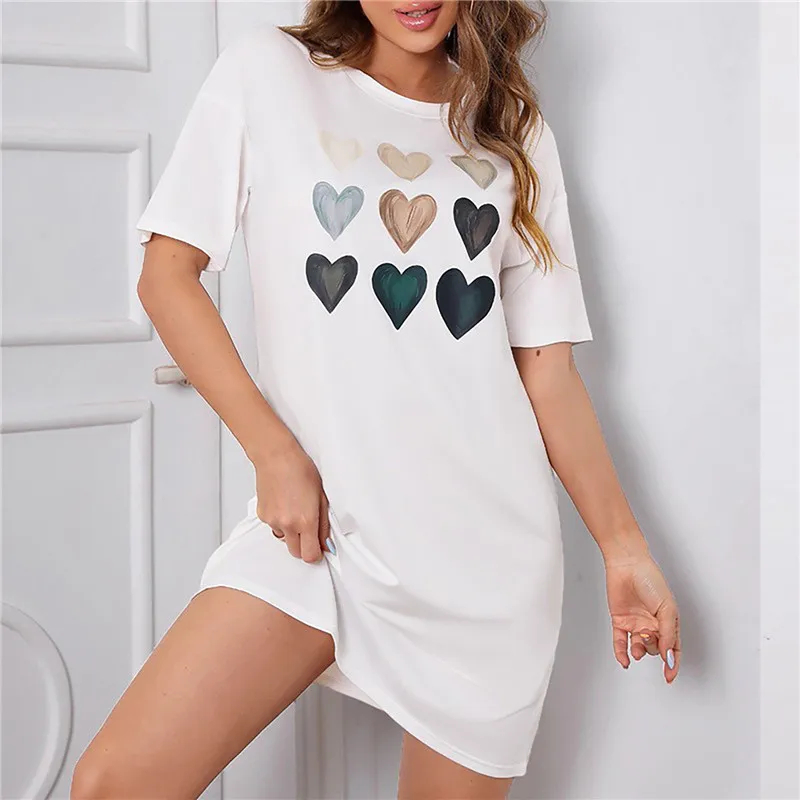Plus Size Summer Women's Dress - 3D Printing On Fabric ulasan dan harga