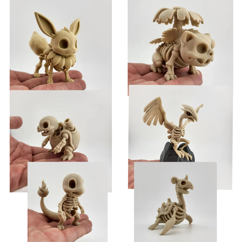 Pokémon Fossil Bone Model Eeve - 3D Printing Pla ulasan dan harga