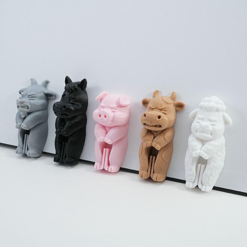 Farm Animal Bag Clips 3D Print - 3D Printing In Food ulasan dan harga