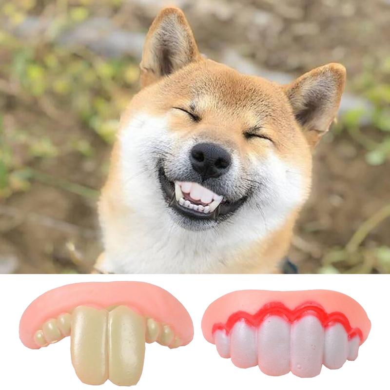Pet CorgiDog False Teeth Toy R - 3D Printing Tooth ulasan dan harga