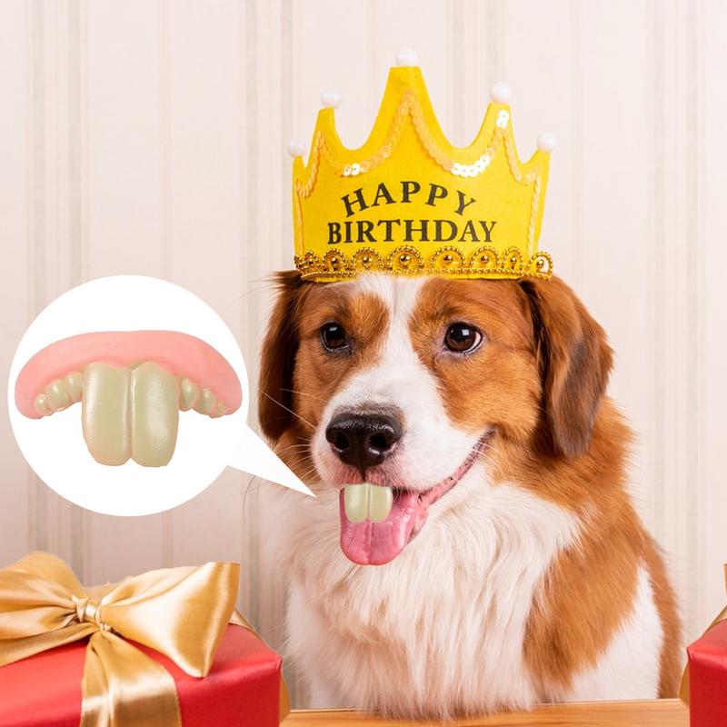 Pet CorgiDog False Teeth Toy R - 3D Printing Tooth ulasan dan harga
