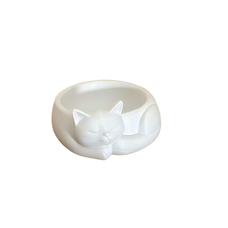 3D Printed Sleeping Cat Flower - 3D Printing Pot ulasan dan harga