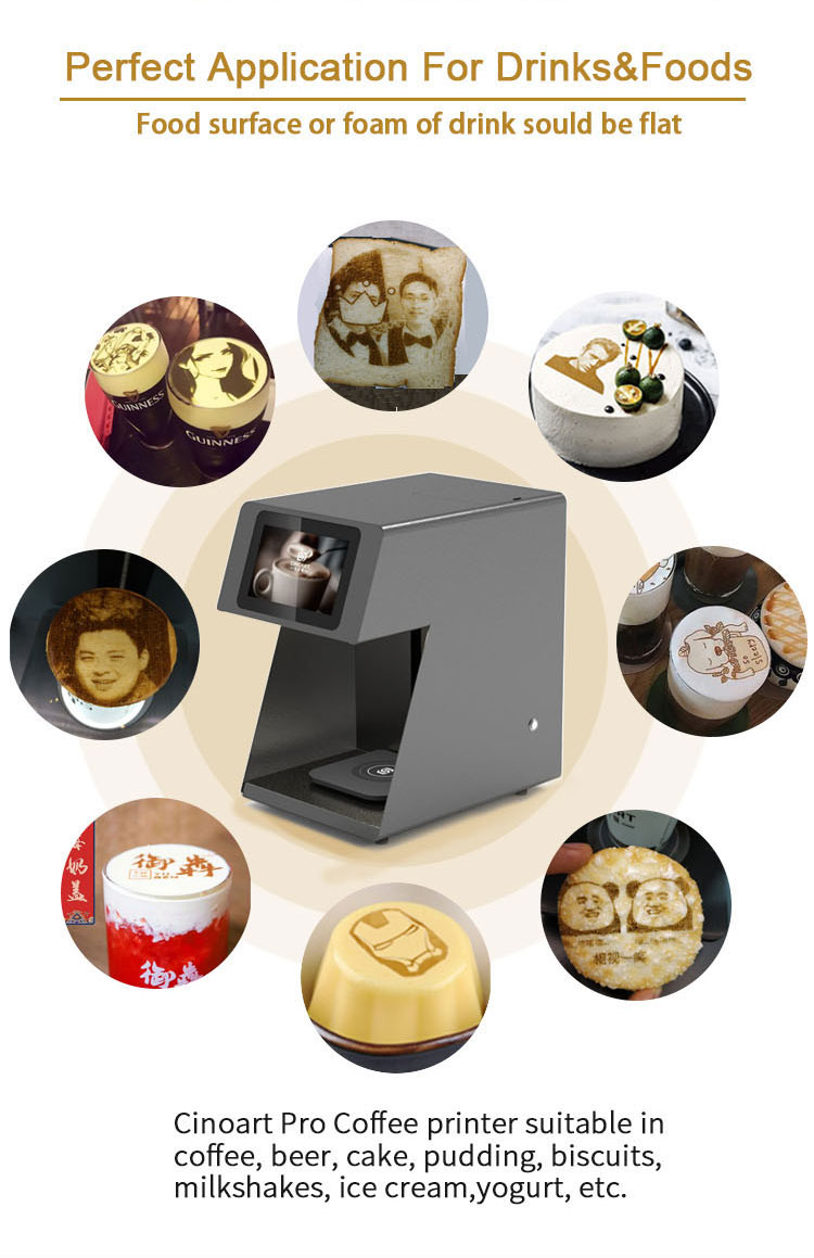 CINOART 3d Latte Art Coffee Pr - 3D Printing In Food ulasan dan harga