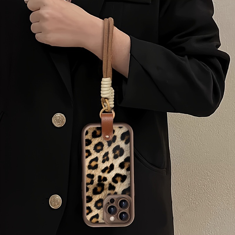 Brown Textured Leopard Print L - 3D Printing Iphone ulasan dan harga