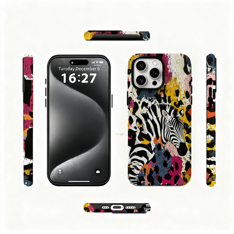Shock Absorption Zebra Print P - 3D Printing Iphone ulasan dan harga