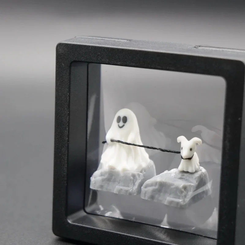 Ghost Puppy Resin Keycap Custo - 3D Printing Ghosting ulasan dan harga