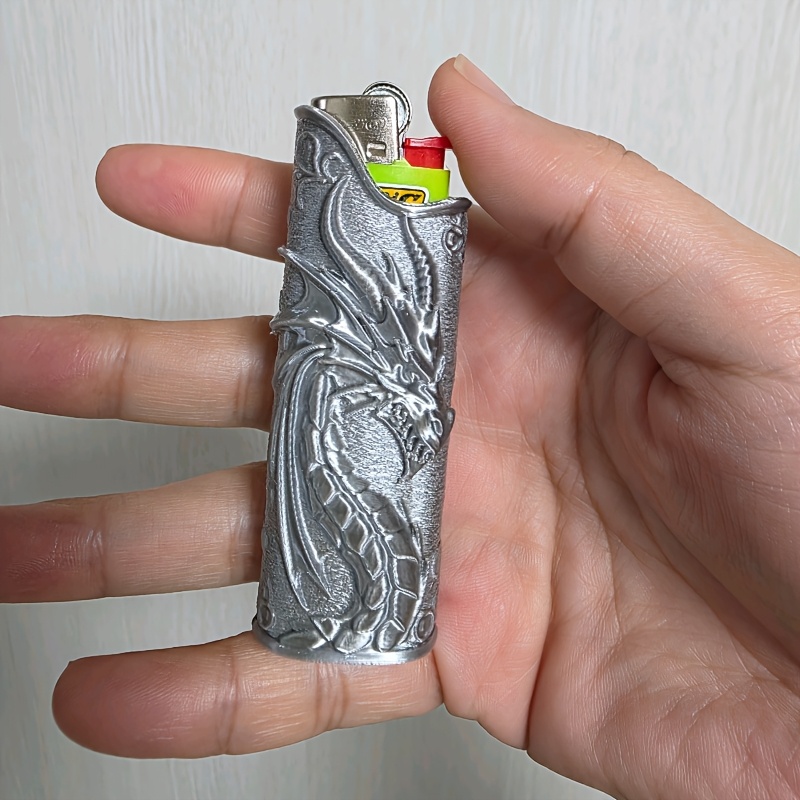 Gothic Embossed Dragon Lighter - 3D Printing Case ulasan dan harga