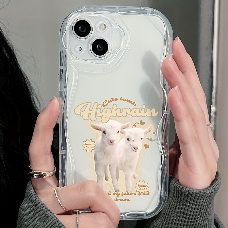Retro Animal Letter Print Lens - 3D Printing Iphone ulasan dan harga