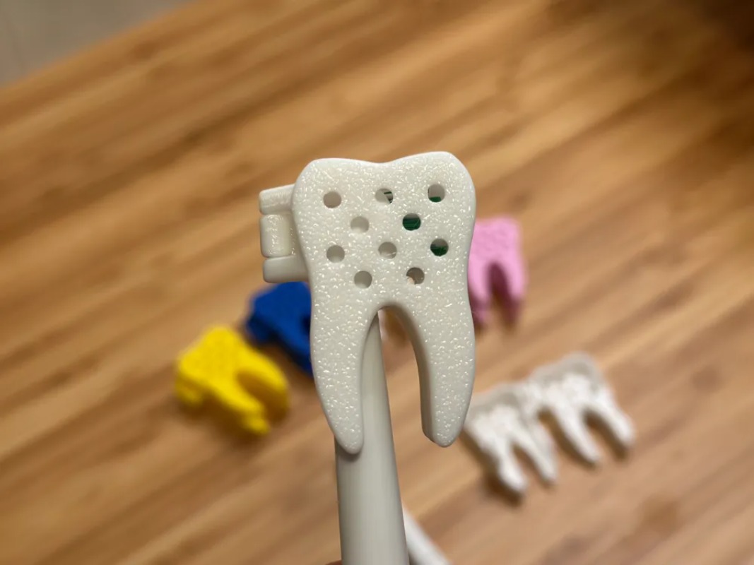 3D Printed Cute Tooth Shaped P - 3D Printing Tooth ulasan dan harga