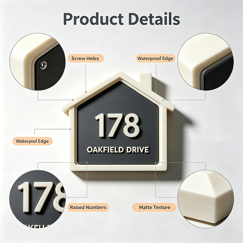 Custom 3D Printed House Number - 3D Printing Pla ulasan dan harga