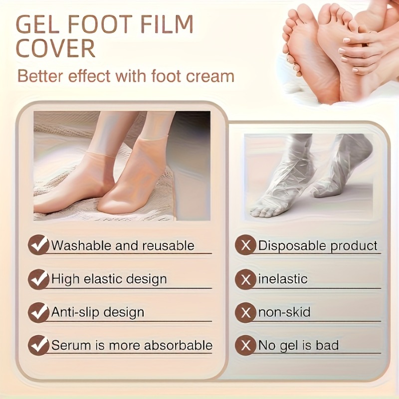2pcs silicone foot care socks, - Silicone Sock Hotend ulasan dan harga