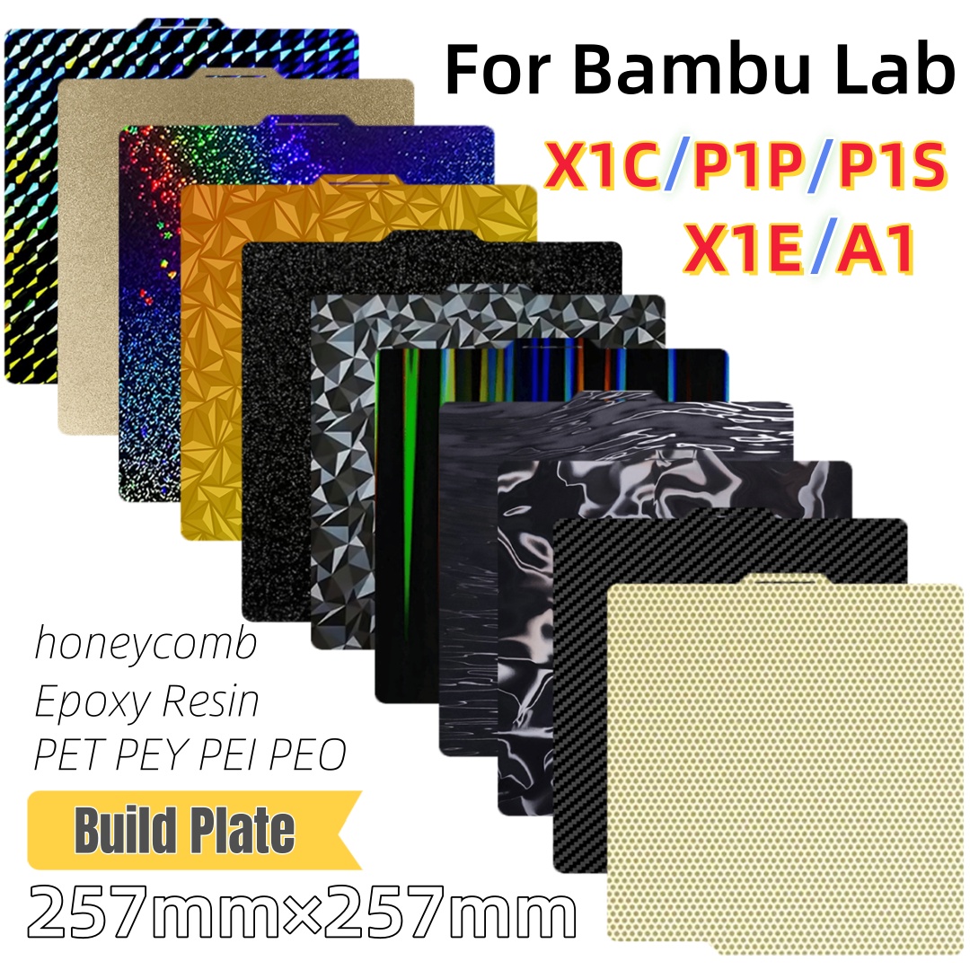 Build Plate 257x257 Spring Ste - 3D Printing Bambu ulasan dan harga