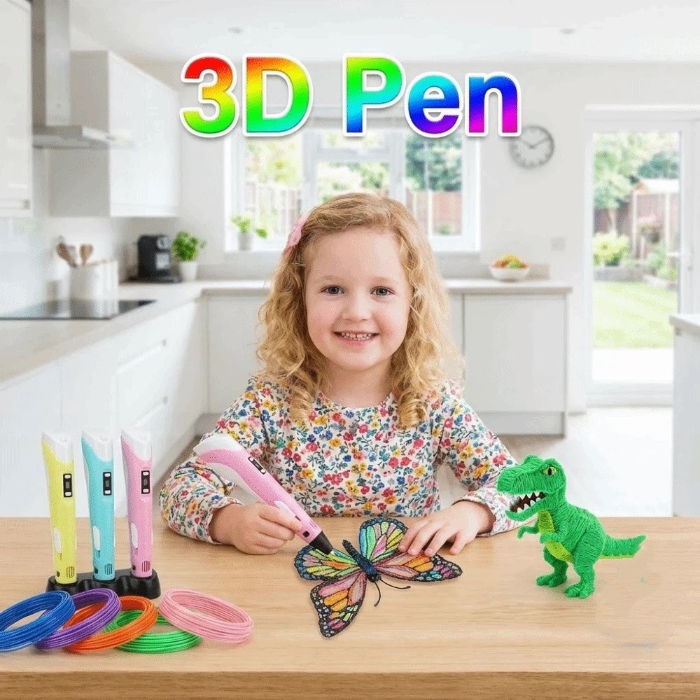 USB 3D Printing Pen Adjustable - 3D Printing Pla ulasan dan harga