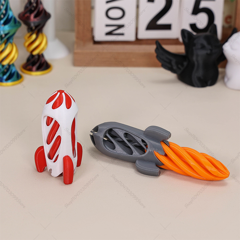 3D Printed Spiral Cone Toy Min - 3D Printing Ghosting ulasan dan harga