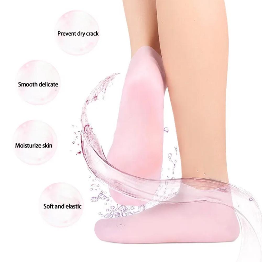 1Pair Silicone Foot Care Socks - Silicone Sock Hotend ulasan dan harga