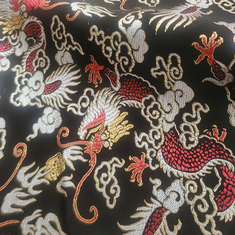 Black dragon style Metallic Ja - 3D Printing On Fabric ulasan dan harga