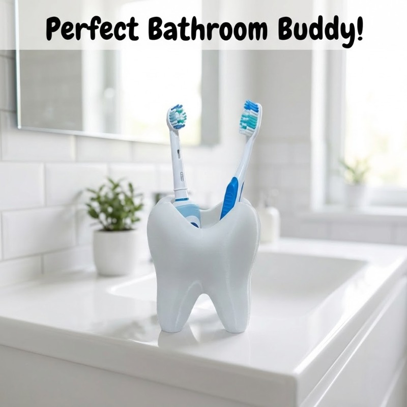 3D Printed Tooth Shaped Deskto - 3D Printing Tooth ulasan dan harga