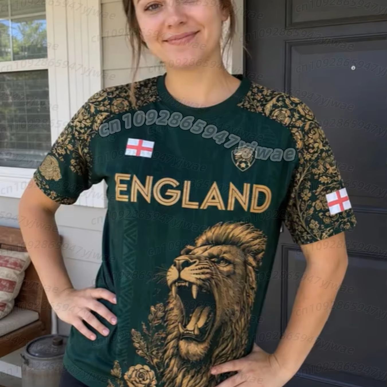 ENGLAND National Flag Print TS - 3D Printing Eagle ulasan dan harga