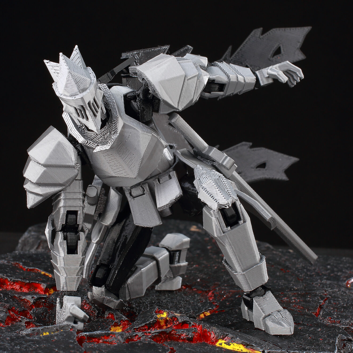 ​9L3D Lucky13 Silver Knight Ro - 3D Printing Online Service ulasan dan harga