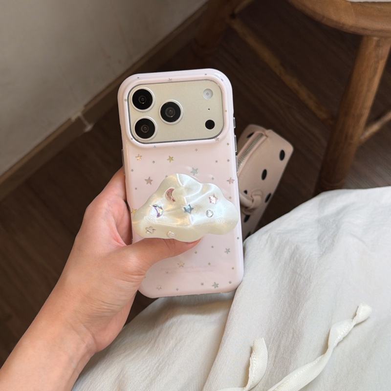 Cute Pink Star Print Phone Cas - 3D Printing Iphone ulasan dan harga