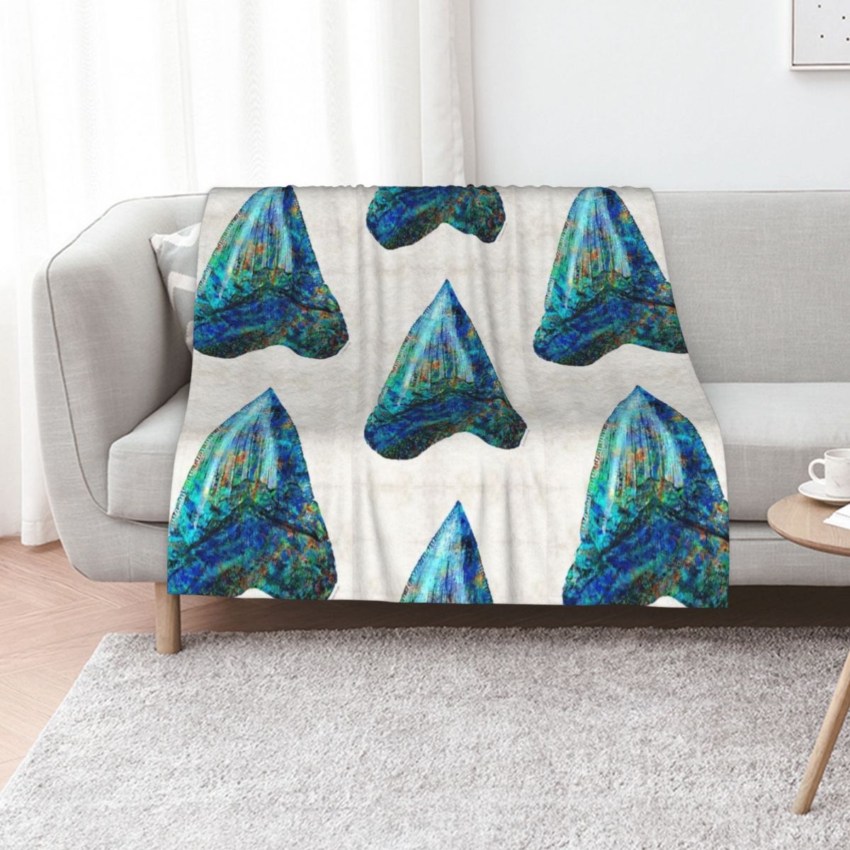 Blue Shark Tooth Art by Sharon - 3D Printing Tooth ulasan dan harga