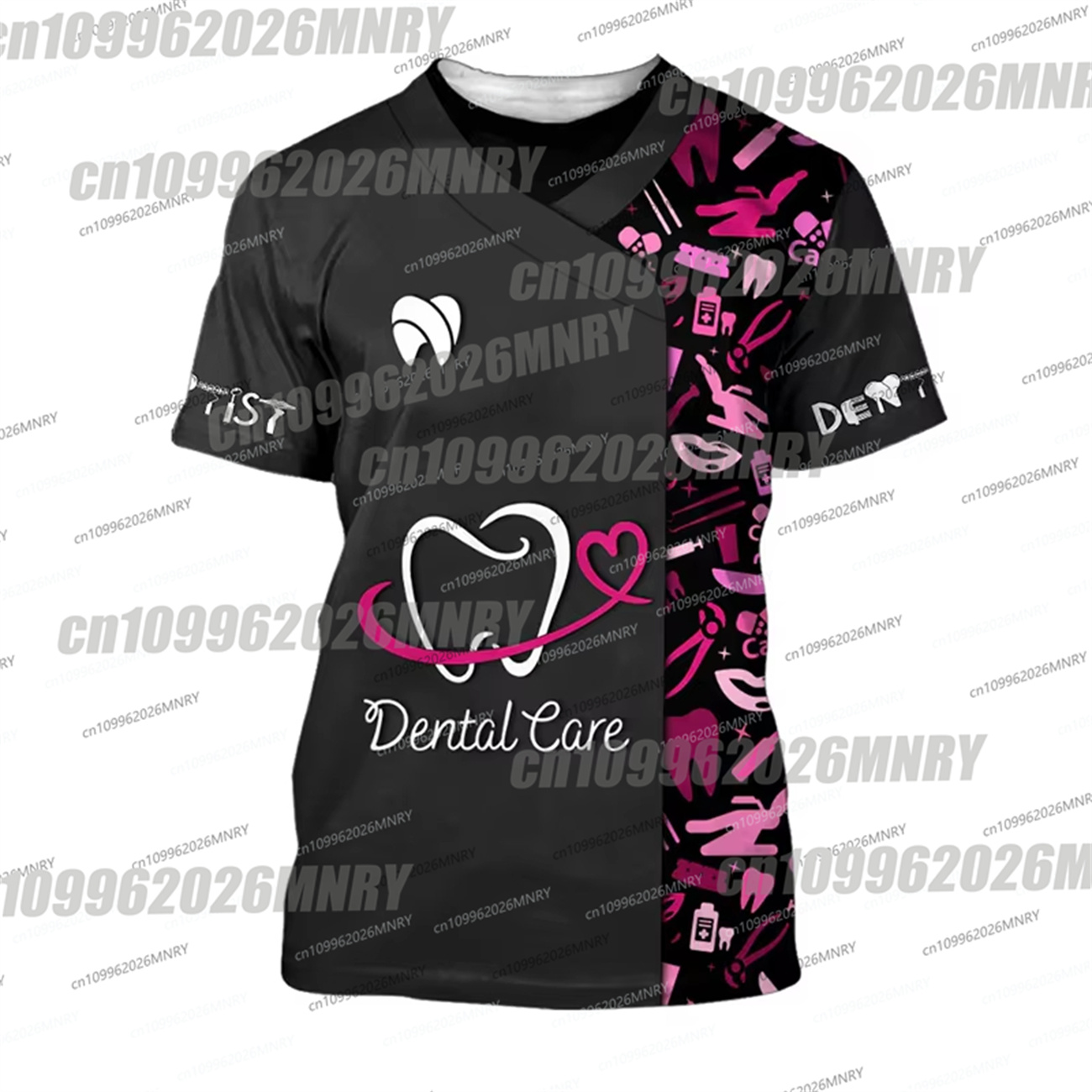Man T-Shirt Tooth 3d Printed D - 3D Printing Tooth ulasan dan harga