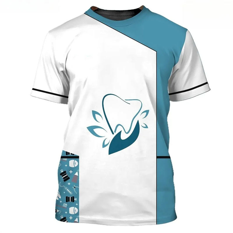 2024 Men's T-shirt Tooth 3d Pr - 3D Printing Tooth ulasan dan harga