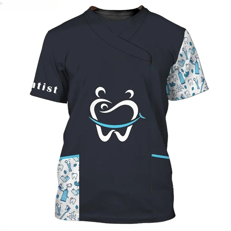 2024 Men's T-shirt Tooth 3d Pr - 3D Printing Tooth ulasan dan harga