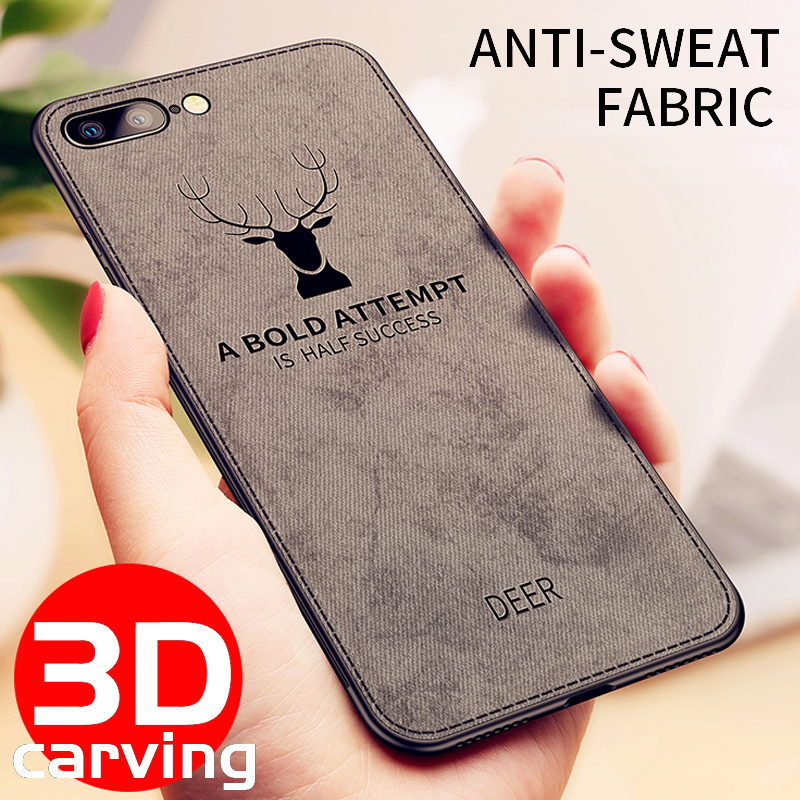 Deer 3D Print Vintage Fabric C - 3D Printing Iphone ulasan dan harga