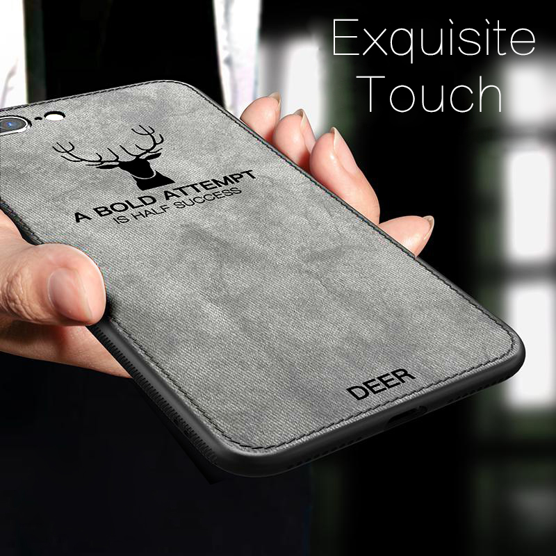 Deer 3D Print Vintage Fabric C - 3D Printing Iphone ulasan dan harga